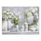 Flower Vases Still Life 18" x 24" Canvas Wall Art